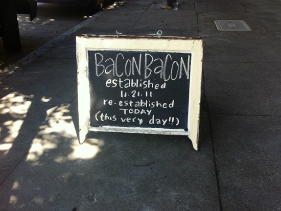 Inside Bacon Bacon, Now Back In Business
