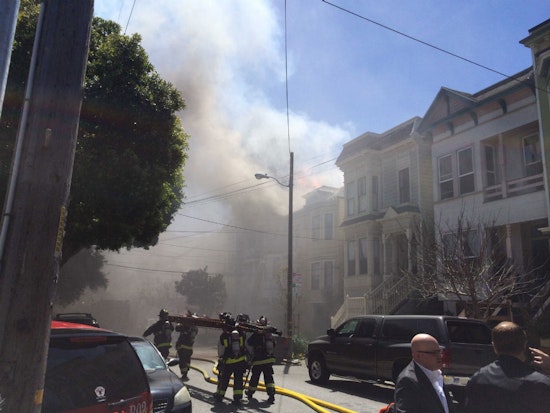 Fire Breaks Out In Duboce Triangle [Updated]