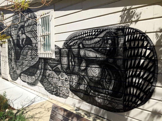 New Zio Ziegler Mural Appears In Linden Alley