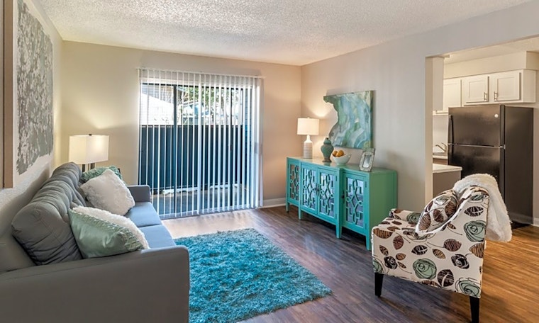 What apartments will $1,100 rent you in Rancho Charleston, this month?