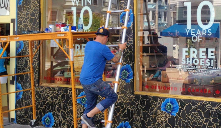 Jet Martinez Mural In The Works At Fluevog