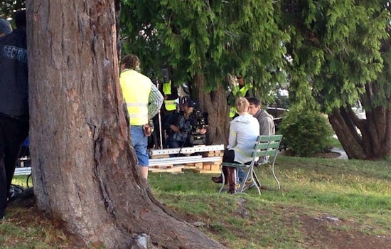 Taye Diggs TV Series Shoots In Alamo Square