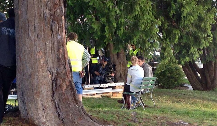 Taye Diggs TV Series Shoots In Alamo Square