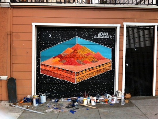 Another New Mural Goes Up Next To Vinyl