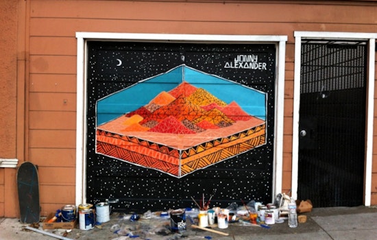 Another New Mural Goes Up Next To Vinyl