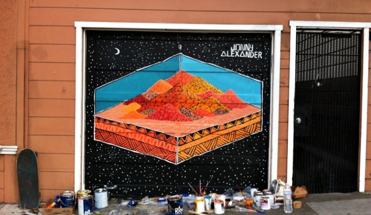Another New Mural Goes Up Next To Vinyl