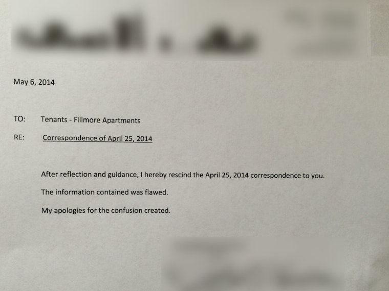 Lower Haight Landlord Retracts Controversial Letter