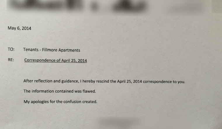 Lower Haight Landlord Retracts Controversial Letter