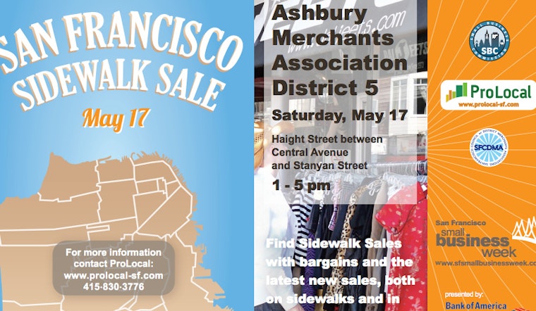 Upper Haight Sidewalk Sale This Saturday