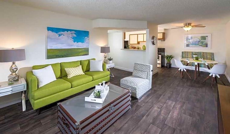 What apartments will $1,100 rent you in Green Valley North, today?