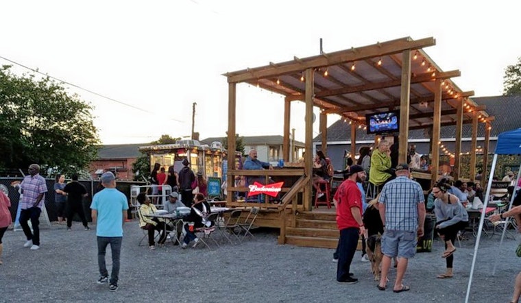 Deja Vieux Food Park is home to food trucks, festivities and fun