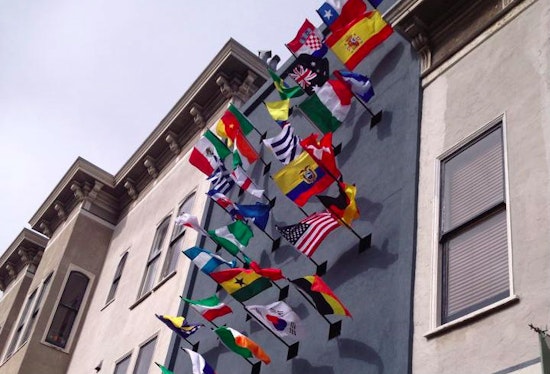 Mysterious Flag Display Appears On Laguna