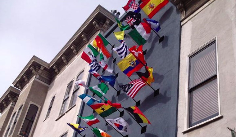 Mysterious Flag Display Appears On Laguna