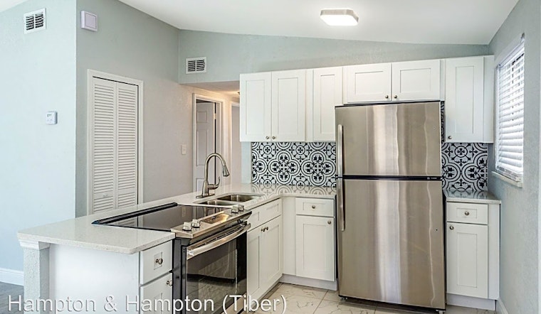 What apartments will $1,600 rent you in Old Seminole Heights, this month?