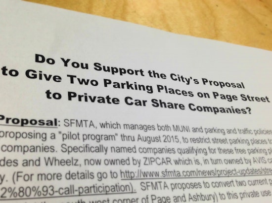 Parking For Private Car Shares Sees Backlash In The Haight