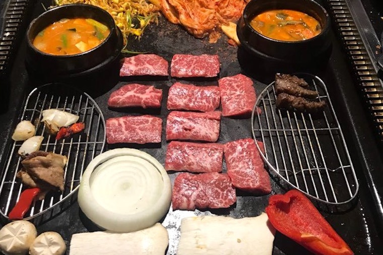 Korean barbecue Golden Pig debuts in K-town, with fresh pork belly and more