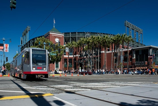 Woman in critical condition after being hit by Muni train near Oracle Park