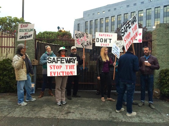 Protestors Gather At Safeway Recycling Center As Eviction Looms [Updated]