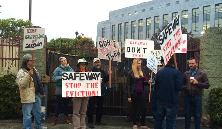 Protestors Gather At Safeway Recycling Center As Eviction Looms [Updated]