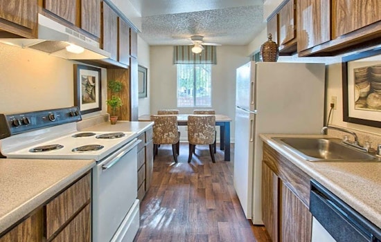 What apartments will $1,100 rent you in Rancho Charleston, right now?