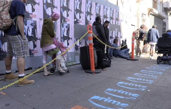 Protesters claim responsibility for Tenderloin's mysterious Amazon Prime sidewalk ads [NSFW]