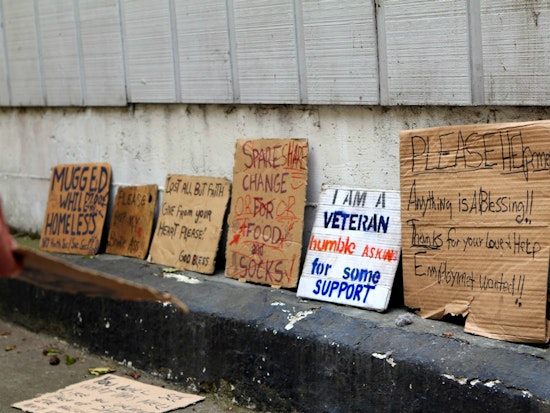 Meet Dan Harder And His Stockpile Of Cardboard Signs