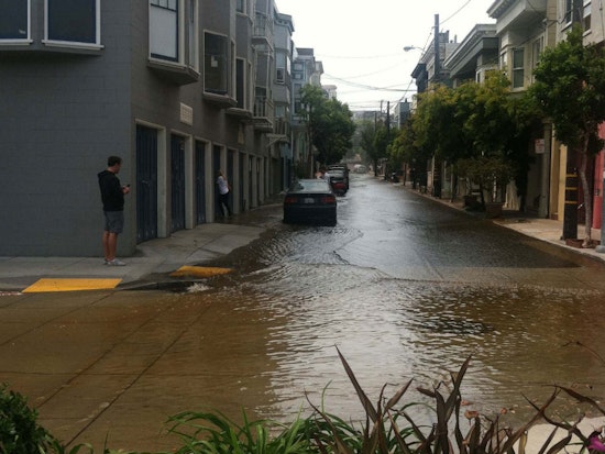 Hydrant Blows, Creates Geyser On Linden And Laguna