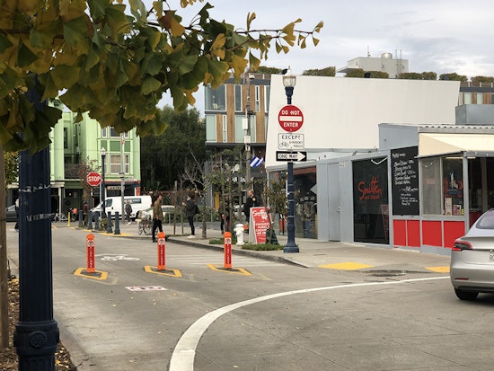 1 week in, Octavia Blvd. closure at Patricia's Green meets with cautious optimism