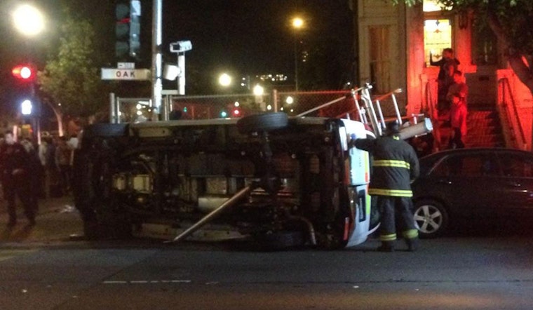 Three Injured In Car Collision At Oak And Octavia Last Night
