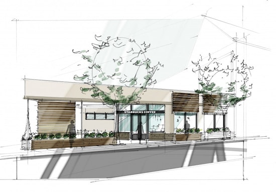 PHOTO: New Starbucks at Market and Sanchez Approved by MUMC