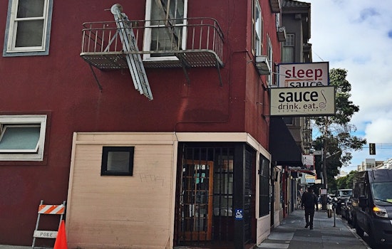 Hayes Valley's Sauce restaurant, B&B hits market for $5.5 million