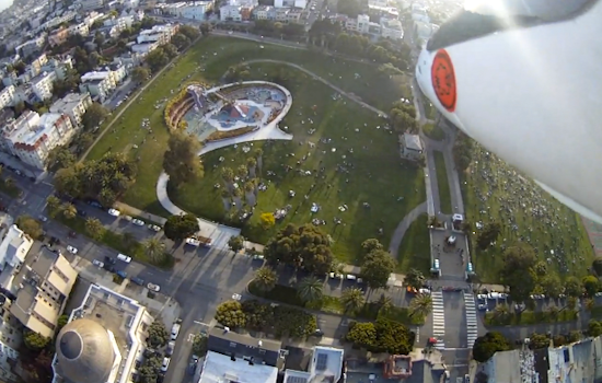 VIDEO: RC Plane gets bird's-eye view of Dolores Park