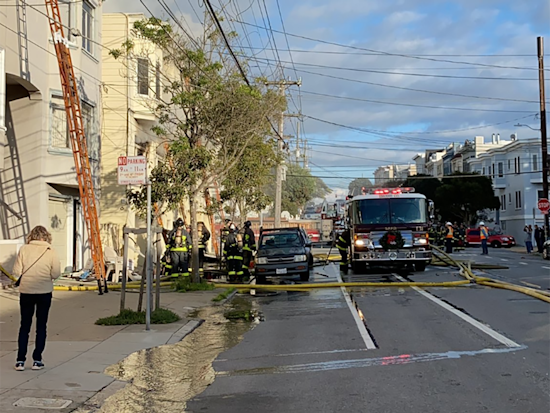1 adult dies after 2-alarm fire breaks out in Inner Richmond building