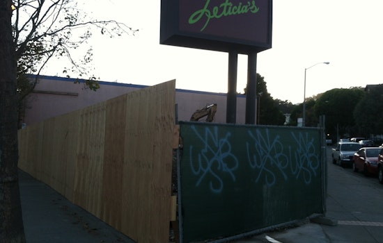PHOTO: Leticia's demolished, making way for condos, retail