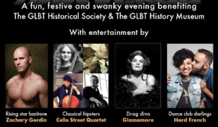 GLBT Historical Society's Annual Gala, Unmasked, Is Tomorrow!