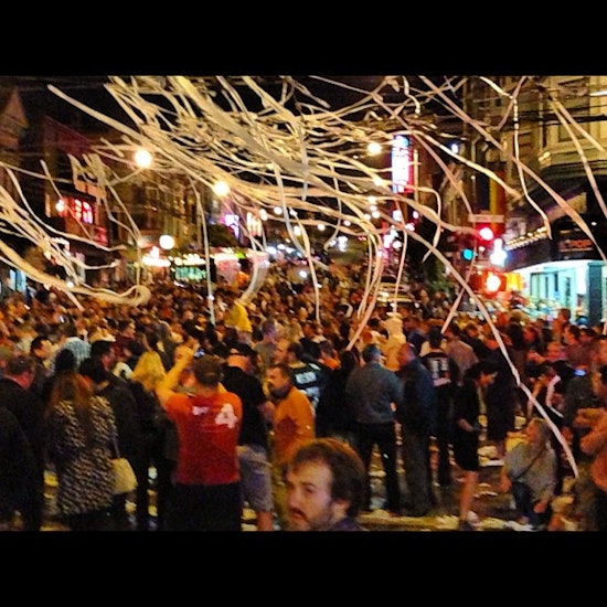 PHOTOS/VIDEOS: Castro Goes Nuts as Giants Sweep the Tigers Winning World Series!
