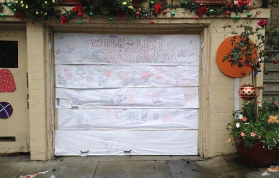 PHOTOS: Garage Door Wish List to Santa on Sanchez