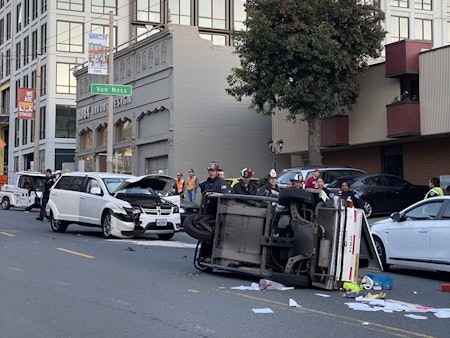 City employee injured by driver fleeing police traffic stop