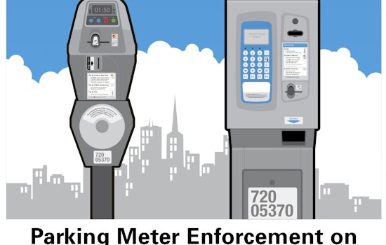 Sunday metered parking starts January 2013