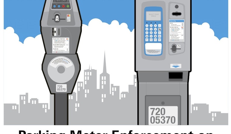 Sunday metered parking starts January 2013