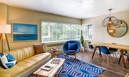 What apartments will $1,300 rent you in Downtown, this month?