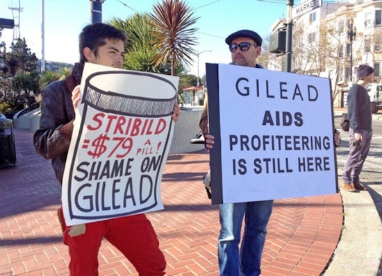 ACT UP/SF Holds Demo: Targets Gilead Sciences' for AIDS Profiteering