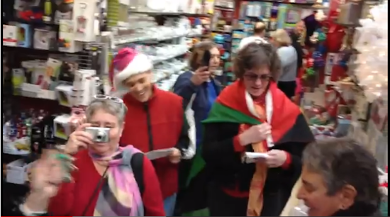 VIDEO: Protestors invade Cliff's Variety Store
