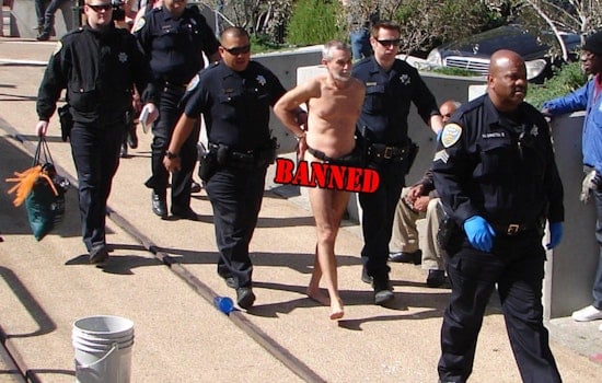 BREAKING PHOTOS: 2 Arrested for Nude Dancing in Jane Warner Plaza