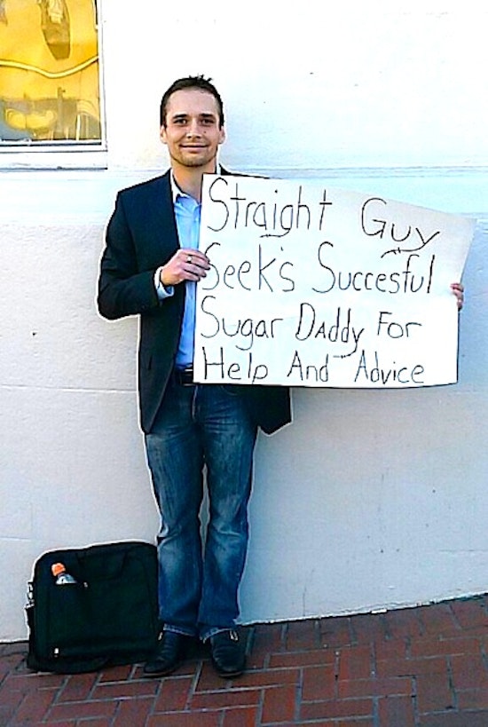 Only in the Castro Moment of the Day: Straight Dude Seeks Mentor Daddy