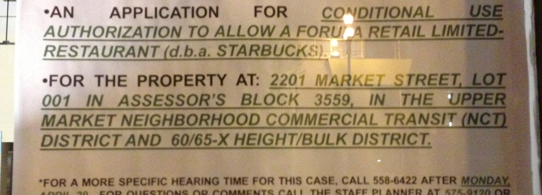 Planning Commission meeting for 4th Starbucks location May 9th