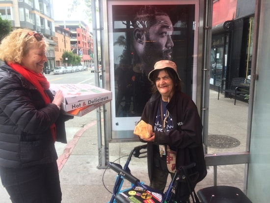 Pie to 17,000 places: 'Pizza Lady' offers neighbors food, support