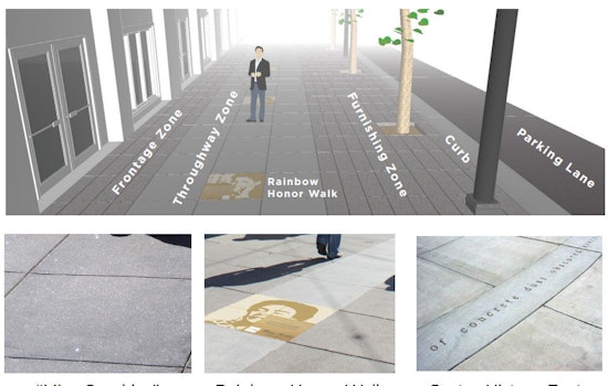 Planning Dept updates: Castro Street Design additional features, sidewalk furniture