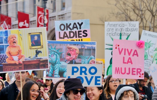 Scenes from the 2020 Women's March in San Francisco