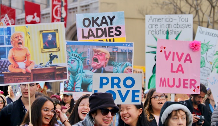 Scenes from the 2020 Women's March in San Francisco